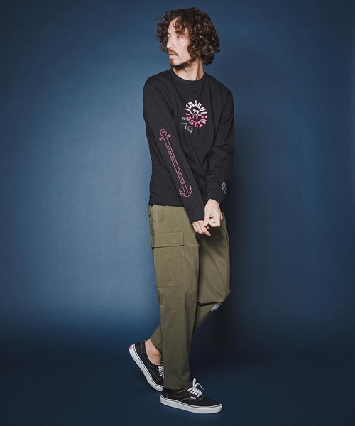 seventy seven(セブンティセブン)の「mlt5540-middle onz L-S fine t-shirt (old days S) ロングスリーブTシャツ(7726S120)(Tシャツ/カットソー・メンズ・ネイビー/ホワイト/ブラック・XL/L/M/S)」の18枚目の写真