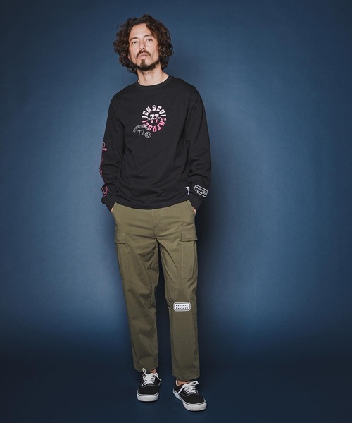 seventy seven(セブンティセブン)の「mlt5540-middle onz L-S fine t-shirt (old days S) ロングスリーブTシャツ(7726S120)(Tシャツ/カットソー・メンズ・ネイビー/ホワイト/ブラック・XL/L/M/S)」の19枚目の写真