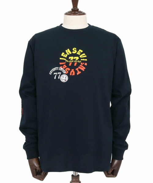 seventy seven(セブンティセブン)の「mlt5540-middle onz L-S fine t-shirt (old days S) ロングスリーブTシャツ(7726S120)(Tシャツ/カットソー・メンズ・ネイビー/ホワイト/ブラック・XL/L/M/S)」の22枚目の写真