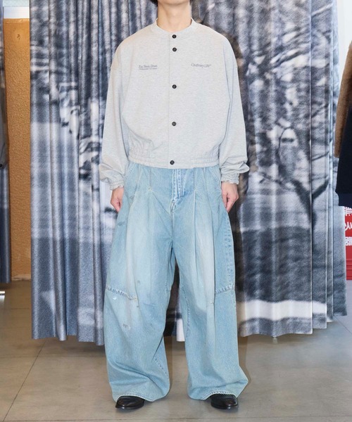 SHINYAKOZUKA（シンヤコヅカ）の「ORDINARY HOME ACTRESS(ISSUE#8)（カーディガン/ボレロ・メンズ・ブラック/グレー・M）」の10枚目の写真