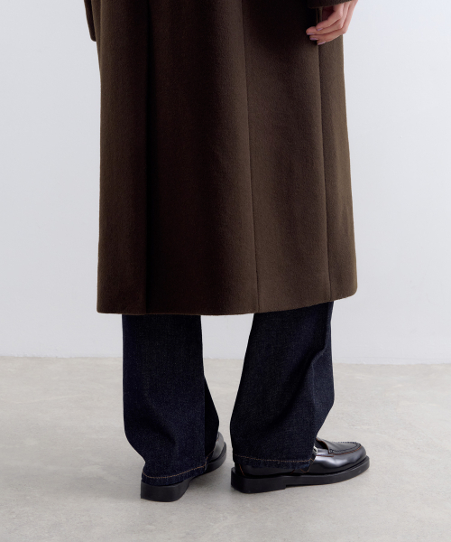 MUSINSA STANDARD WOMAN（ムシンサスタンダードウーマン）の「ウィメンズカシミヤブレンドチェスターロングコート[バロックブラウン]（チェスターコート・レディース・その他・LARGE/MEDIUM/X-SMALL/SMALL）」の6枚目の写真