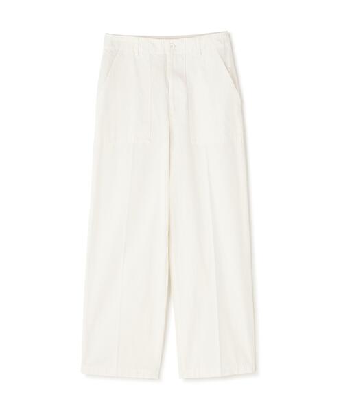 N.（N. Natural Beauty Basic）（エヌエヌナチュラルビューティーベーシック）の「【PS/低身長サイズ】ベイカーパンツ（その他パンツ・レディース・カーキ/オフホワイト/ベージュ・MEDIUM/P/S）」の4枚目の写真