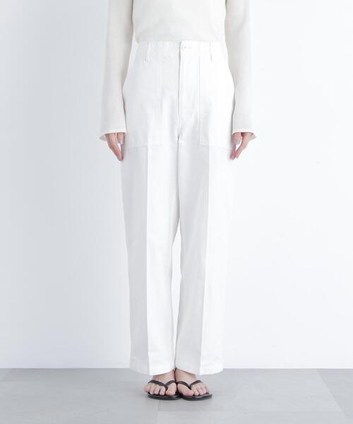 N.（N. Natural Beauty Basic）（エヌエヌナチュラルビューティーベーシック）の「【PS/低身長サイズ】ベイカーパンツ（その他パンツ・レディース・カーキ/オフホワイト/ベージュ・MEDIUM/P/S）」の20枚目の写真