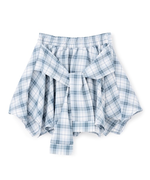 LOVETOXIC（ラブトキシック）の「【LTXC】腰巻き風チェックキュロット（その他パンツ・キッズ・レッド/ブラック/ブルー・L:160cm/M:150cm/S:140cm/130cm）」の13枚目の写真