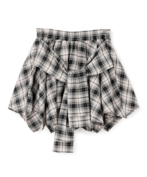 LOVETOXIC（ラブトキシック）の「【LTXC】腰巻き風チェックキュロット（その他パンツ・キッズ・レッド/ブラック/ブルー・L:160cm/M:150cm/S:140cm/130cm）」の14枚目の写真