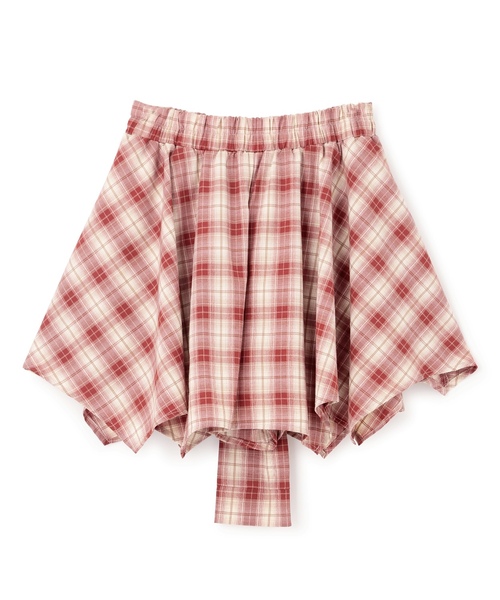 LOVETOXIC（ラブトキシック）の「【LTXC】腰巻き風チェックキュロット（その他パンツ・キッズ・レッド/ブラック/ブルー・L:160cm/M:150cm/S:140cm/130cm）」の16枚目の写真