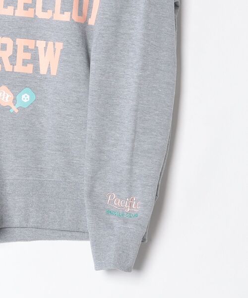 Pacific PICKLE CLUB(パシフィックピックルクラブ)の「PPC COLLEGE LOGO HOODIE(パーカー・メンズ・グレー/ネイビー/ホワイト・S)」の10枚目の写真
