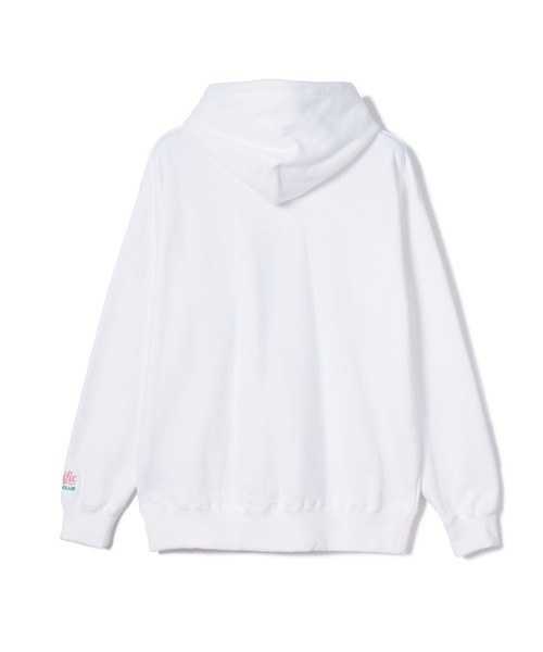 Pacific PICKLE CLUB(パシフィックピックルクラブ)の「PPC COLLEGE LOGO HOODIE(パーカー・メンズ・グレー/ネイビー/ホワイト・S)」の4枚目の写真