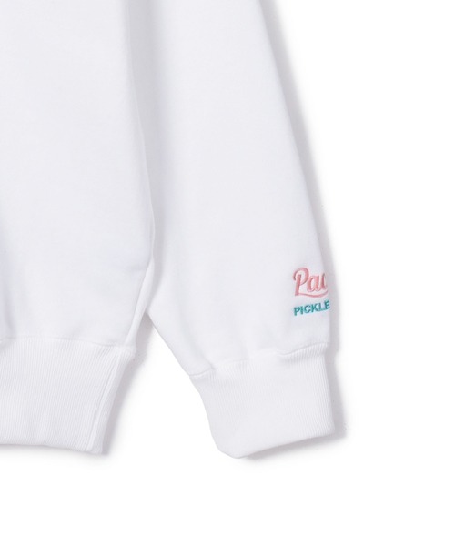 Pacific PICKLE CLUB(パシフィックピックルクラブ)の「PPC COLLEGE LOGO HOODIE(パーカー・メンズ・グレー/ネイビー/ホワイト・S)」の6枚目の写真