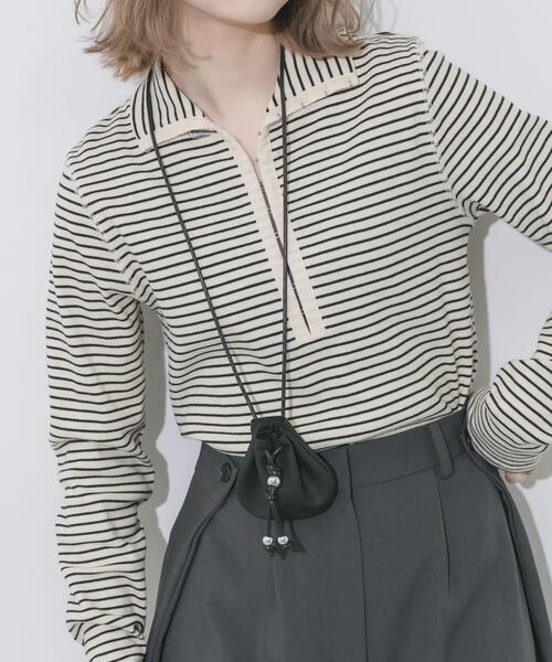 SMELLY(スメリー)の「サークルネックポーチ(ポーチ・レディース・ブラック/ブラウン・-)」の15枚目の写真