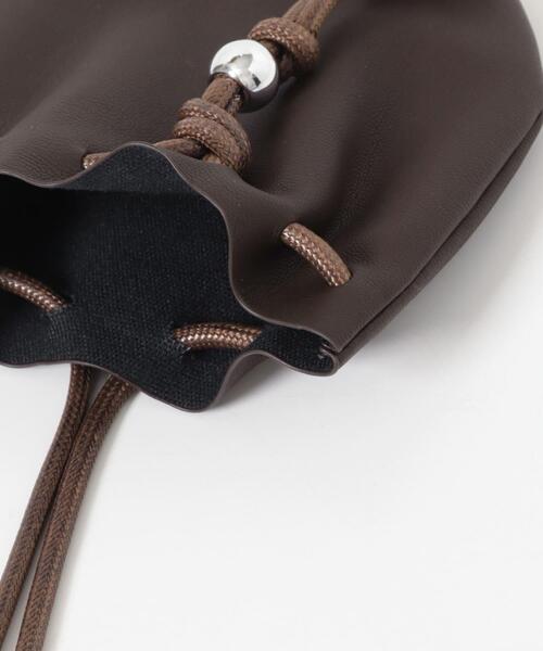 SMELLY(スメリー)の「サークルネックポーチ(ポーチ・レディース・ブラック/ブラウン・-)」の19枚目の写真