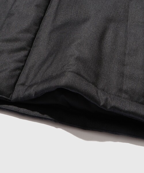 ADAM ET ROPE'（アダムエロペ）の「【ACT_01 AO】ラミネート メリノウール ショートダウンジャケット（ダウンジャケット/コート・メンズ・チャコールグレー/ブラック・L/XL/S/M）」の20枚目の写真