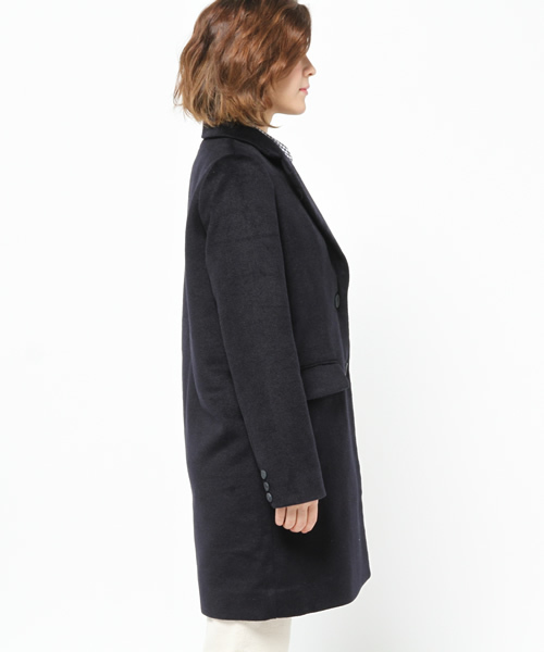 Chico(チコ)の「【who's who Chico】チェスターコート(チェスターコート・レディース・ベージュ/オリーブ/グレー/ネイビー・FREE)」の6枚目の写真