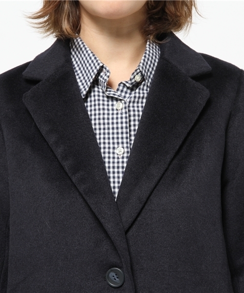 Chico(チコ)の「【who's who Chico】チェスターコート(チェスターコート・レディース・ベージュ/オリーブ/グレー/ネイビー・FREE)」の8枚目の写真