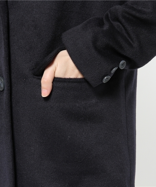 Chico(チコ)の「【who's who Chico】チェスターコート(チェスターコート・レディース・ベージュ/オリーブ/グレー/ネイビー・FREE)」の10枚目の写真