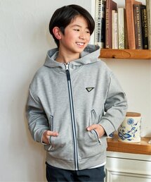 ikka（イッカ）の「ポンチジップ配色ジップパーカー（110~160cm）（パーカー）」