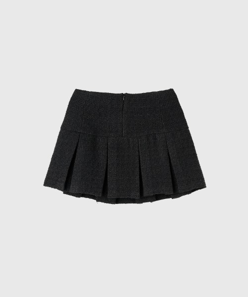 GENERAL IDEA（ジェネラルアイデア）の「【GENERAL IDEA】ツイードプリーツミニスカート / Tweed Pleated Mini Skirt（スカート・レディース・ホワイト/ブラック・M/S/L）」の16枚目の写真