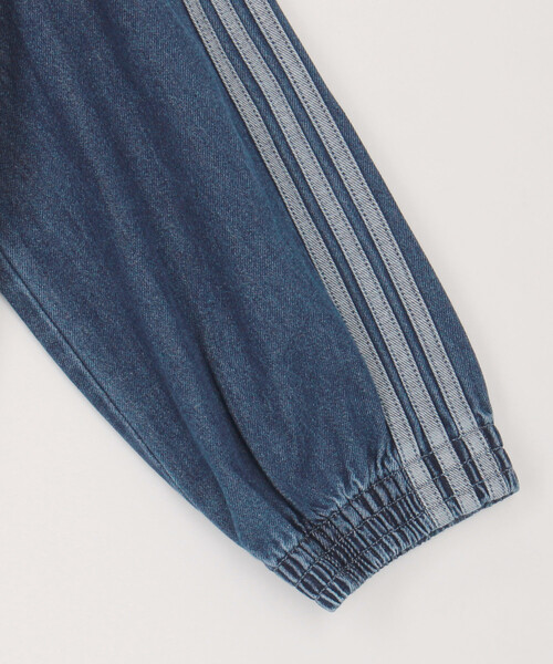 adidas(アディダス)の「adidas/アディダス DENIM OVER SIZE TRACKTOP/アディカラー デニム オーバーサイズ トラックトップ(ブルゾン・レディース・ブルー・X-SMALL/SMALL)」の5枚目の写真