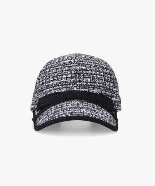 Chapeau d' O(シャポードオー)の「Chapeau d' O Fancy Tweed Ribbon Cap / シャポードオー(キャップ・レディース・ブラック/ベージュ/ブルー・FREE)」の11枚目の写真
