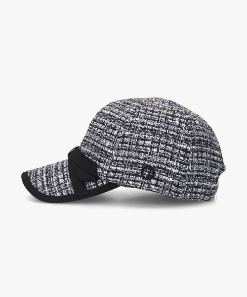 Chapeau d' O(シャポードオー)の「Chapeau d' O Fancy Tweed Ribbon Cap / シャポードオー(キャップ・レディース・ブラック/ベージュ/ブルー・FREE)」の12枚目の写真