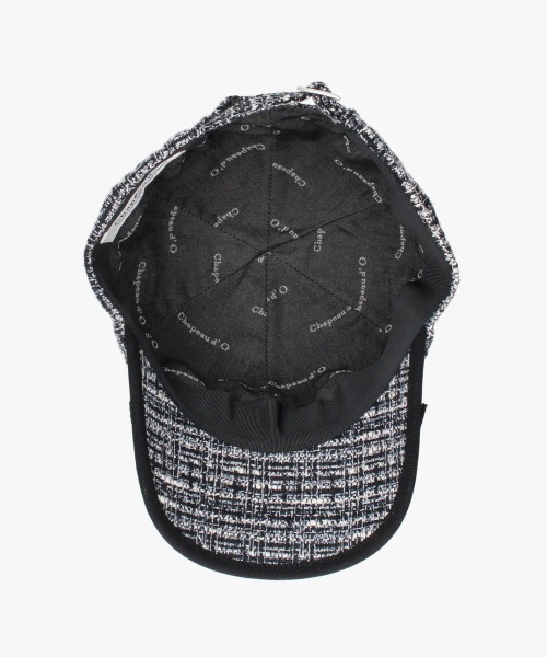Chapeau d' O(シャポードオー)の「Chapeau d' O Fancy Tweed Ribbon Cap / シャポードオー(キャップ・レディース・ブラック/ベージュ/ブルー・FREE)」の14枚目の写真