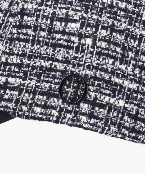 Chapeau d' O(シャポードオー)の「Chapeau d' O Fancy Tweed Ribbon Cap / シャポードオー(キャップ・レディース・ブラック/ベージュ/ブルー・FREE)」の16枚目の写真