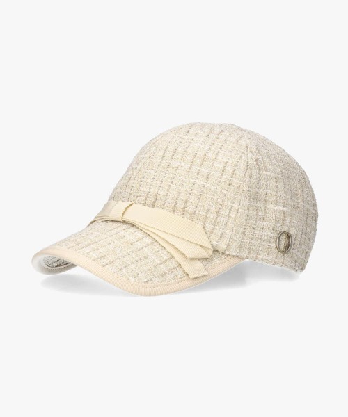 Chapeau d' O(シャポードオー)の「Chapeau d' O Fancy Tweed Ribbon Cap / シャポードオー(キャップ・レディース・ブラック/ベージュ/ブルー・FREE)」の21枚目の写真