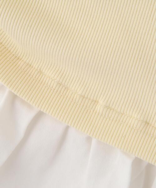 FREE'S MART(フリーズマート)の「◆布帛ドッキングサイドシャーリングカットソー(Tシャツ/カットソー・レディース・ホワイト/ブルー/グレー/ネイビー・FREE)」の13枚目の写真