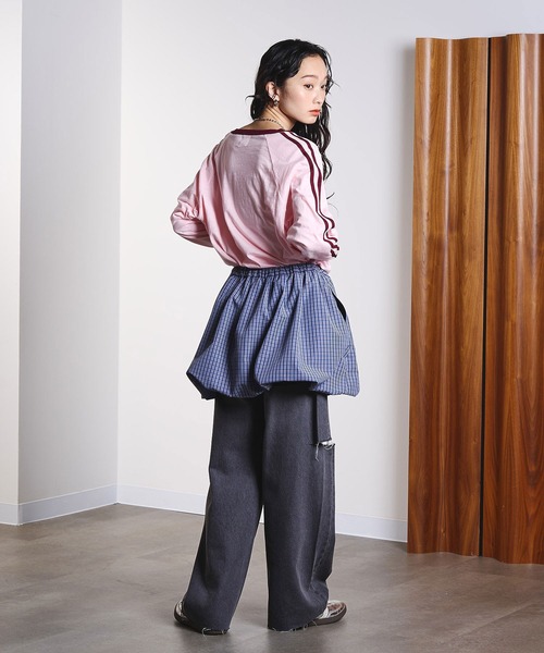 ROSE BUD(ローズバッド)の「SPORTS LOGO L/S TEE(Tシャツ/カットソー・レディース・ライトピンク/ホワイト・ONE SIZE)」の18枚目の写真