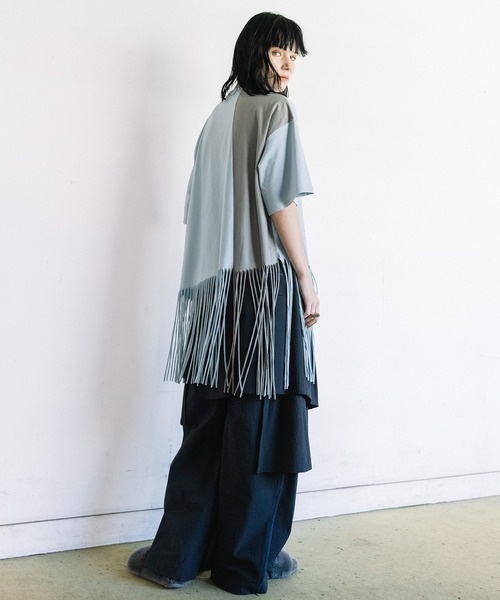 AULA AILA（アウラアイラ）の「チェックイージーパンツ（その他パンツ・レディース・ライム/ブラック/グレー・1/0）」の14枚目の写真