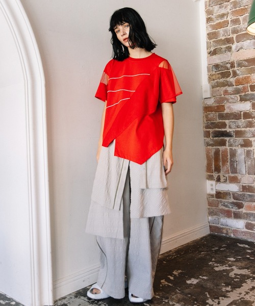 AULA AILA（アウラアイラ）の「チェックイージーパンツ（その他パンツ・レディース・ライム/ブラック/グレー・1/0）」の18枚目の写真