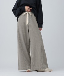 LEPSIM | ヒッコリーワイドパンツ　632749(その他パンツ)