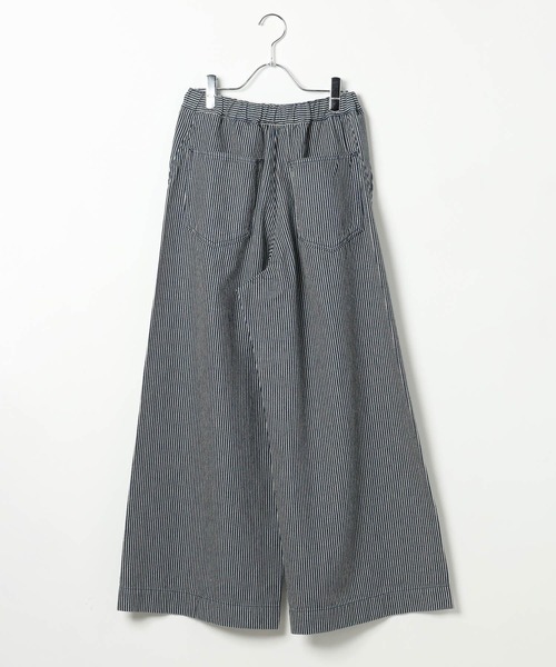 LEPSIM(レプシィム)の「ヒッコリーワイドパンツ 632749(その他パンツ・レディース・アイボリー/ネイビー・FREE)」の11枚目の写真