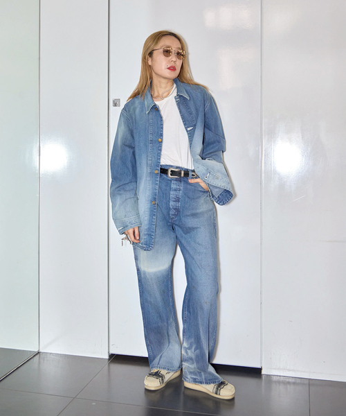 Lee(リー)の「LEE 別注 VINTAGE PAINTER PANTS LM7321:デニムパンツ(デニムパンツ・レディース・ネイビー・XX-SMALL/X-SMALL)」の10枚目の写真