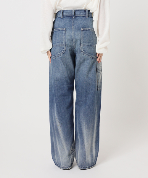 Lee(リー)の「LEE 別注 VINTAGE PAINTER PANTS LM7321:デニムパンツ(デニムパンツ・レディース・ネイビー・XX-SMALL/X-SMALL)」の15枚目の写真