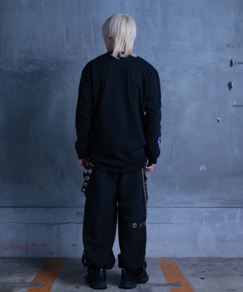 Amilige(アミリージュ)の「Coffin Bat BearロングTシャツ(Tシャツ/カットソー・レディース・ホワイト/ブラック・FREE)」の11枚目の写真