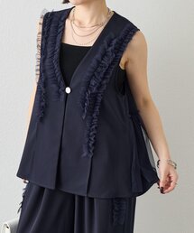 Jena espace merveilleux | フリルチュールセットアップ(ワンピース)