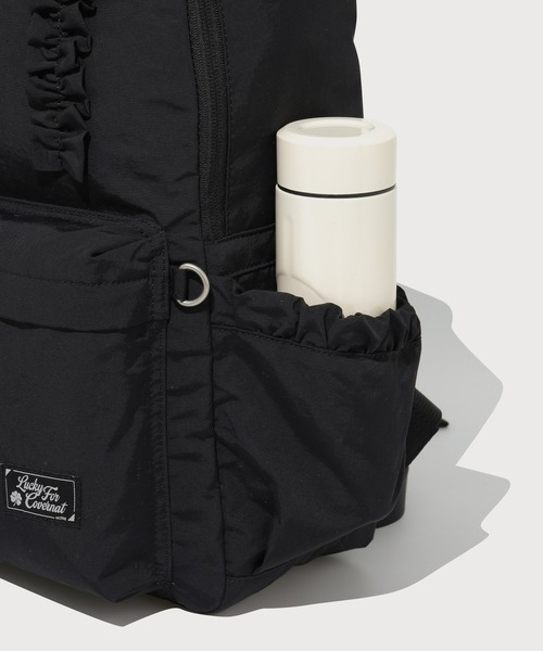 COVERNAT(カバーナット)の「WOMEN FRILL BACKPACK(バックパック/リュック・レディース・ブラック・FREE)」の10枚目の写真
