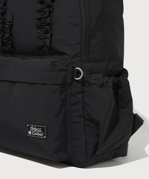 COVERNAT(カバーナット)の「WOMEN FRILL BACKPACK(バックパック/リュック・レディース・ブラック・FREE)」の11枚目の写真