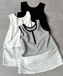 un dix cors | ヘンリーネック2WAYタンクトップ(キャミソール)