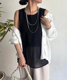 ヘンリーネック2WAYタンクトップ