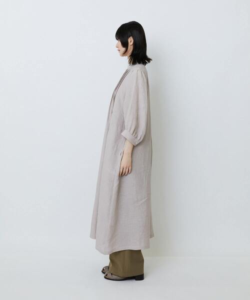 LOISIR(ロワズィール)の「グランジリネンタックディテールワンピース(ワンピース・レディース・カーキ/ピンク・FREE)」の11枚目の写真