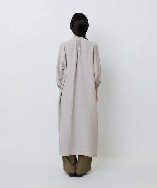 LOISIR(ロワズィール)の「グランジリネンタックディテールワンピース(ワンピース・レディース・カーキ/ピンク・FREE)」の12枚目の写真