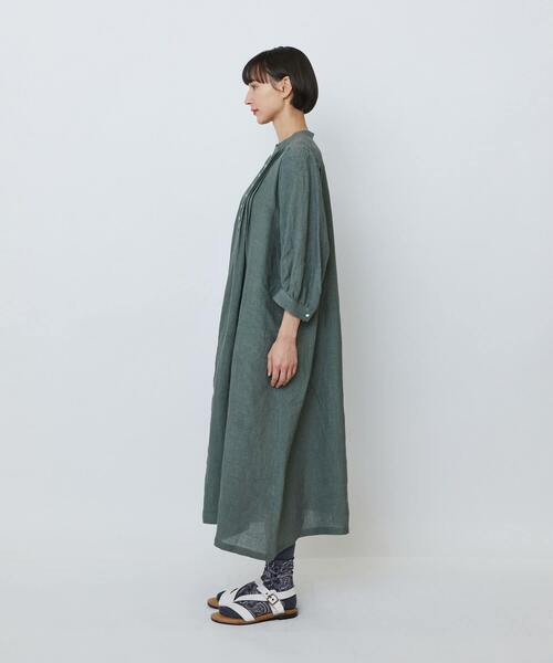 LOISIR(ロワズィール)の「グランジリネンタックディテールワンピース(ワンピース・レディース・カーキ/ピンク・FREE)」の14枚目の写真