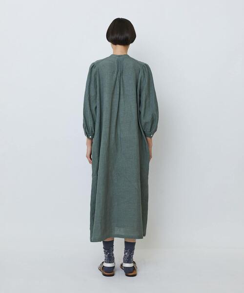 LOISIR(ロワズィール)の「グランジリネンタックディテールワンピース(ワンピース・レディース・カーキ/ピンク・FREE)」の15枚目の写真