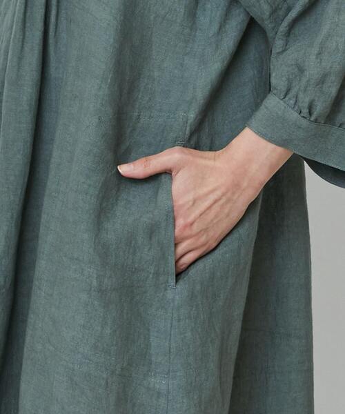 LOISIR(ロワズィール)の「グランジリネンタックディテールワンピース(ワンピース・レディース・カーキ/ピンク・FREE)」の19枚目の写真