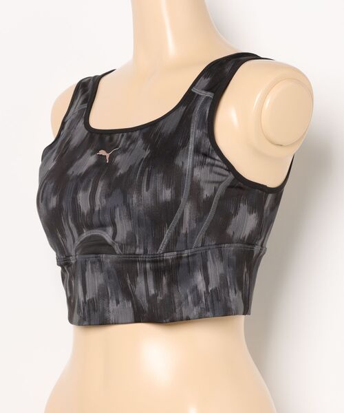 PUMA(プーマ)の「《PUMA》AOP ブラトップ(スポーツブラ・レディース・ブラック/ブルー/ピンク・M/L/XL/S)」の4枚目の写真