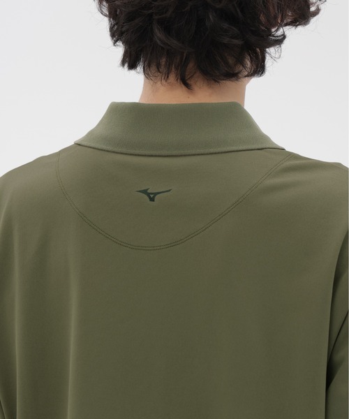 MARGARET HOWELL（マーガレットハウエル）の「HIGHDENCE MESH JERSEY（Tシャツ/カットソー・メンズ・カーキ/ネイビー・MEDIUM/LARGE）」の5枚目の写真