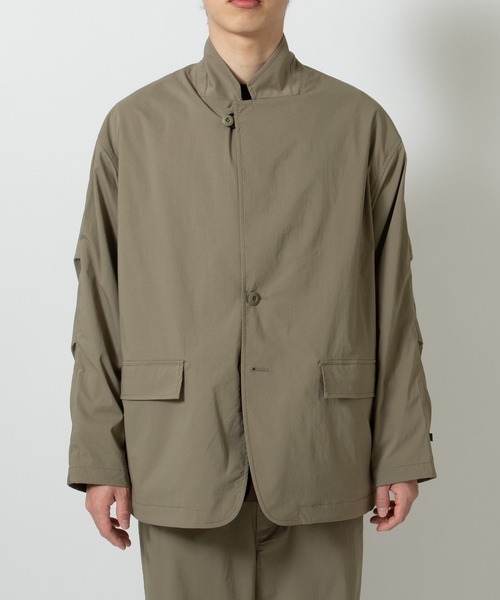 DAIWA PIER39（ダイワピア39）の「TECH LOOSE 2B JACKET（テーラードジャケット・メンズ・ブラック/グレー/ブラウン・SMALL/X-LARGE/LARGE/MEDIUM）」の5枚目の写真