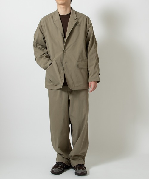 DAIWA PIER39（ダイワピア39）の「TECH LOOSE 2B JACKET（テーラードジャケット・メンズ・ブラック/グレー/ブラウン・SMALL/X-LARGE/LARGE/MEDIUM）」の10枚目の写真